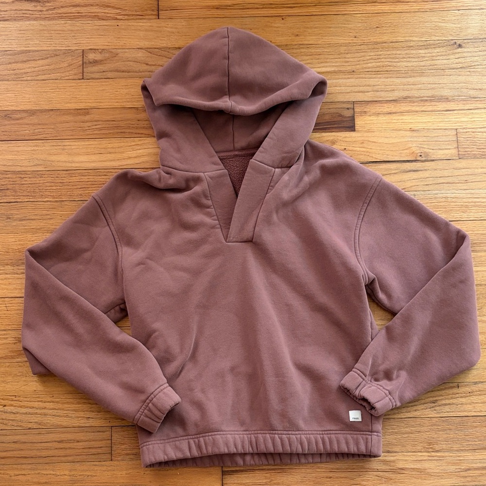 Vuori Restore Notch Hoodie in Sedona Brown